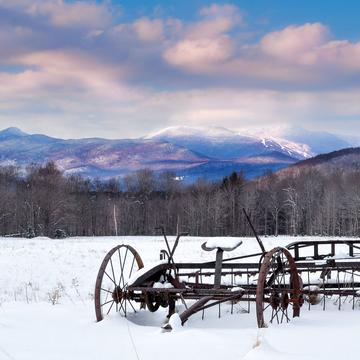 Mount Mansfield in Winter, USA