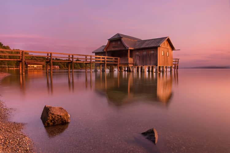 Old fisher hut in Stegen