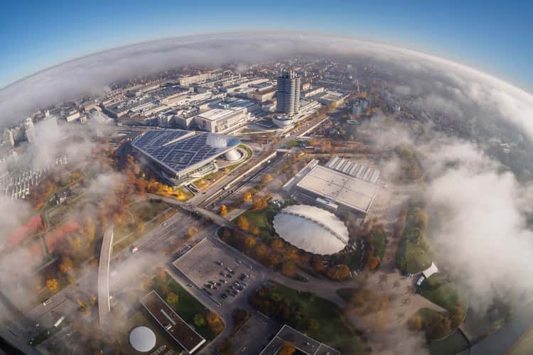 View from Olympiaturm (Olympia Tower), Munich