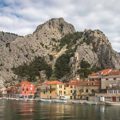 Omis water front Croatia, Croatia