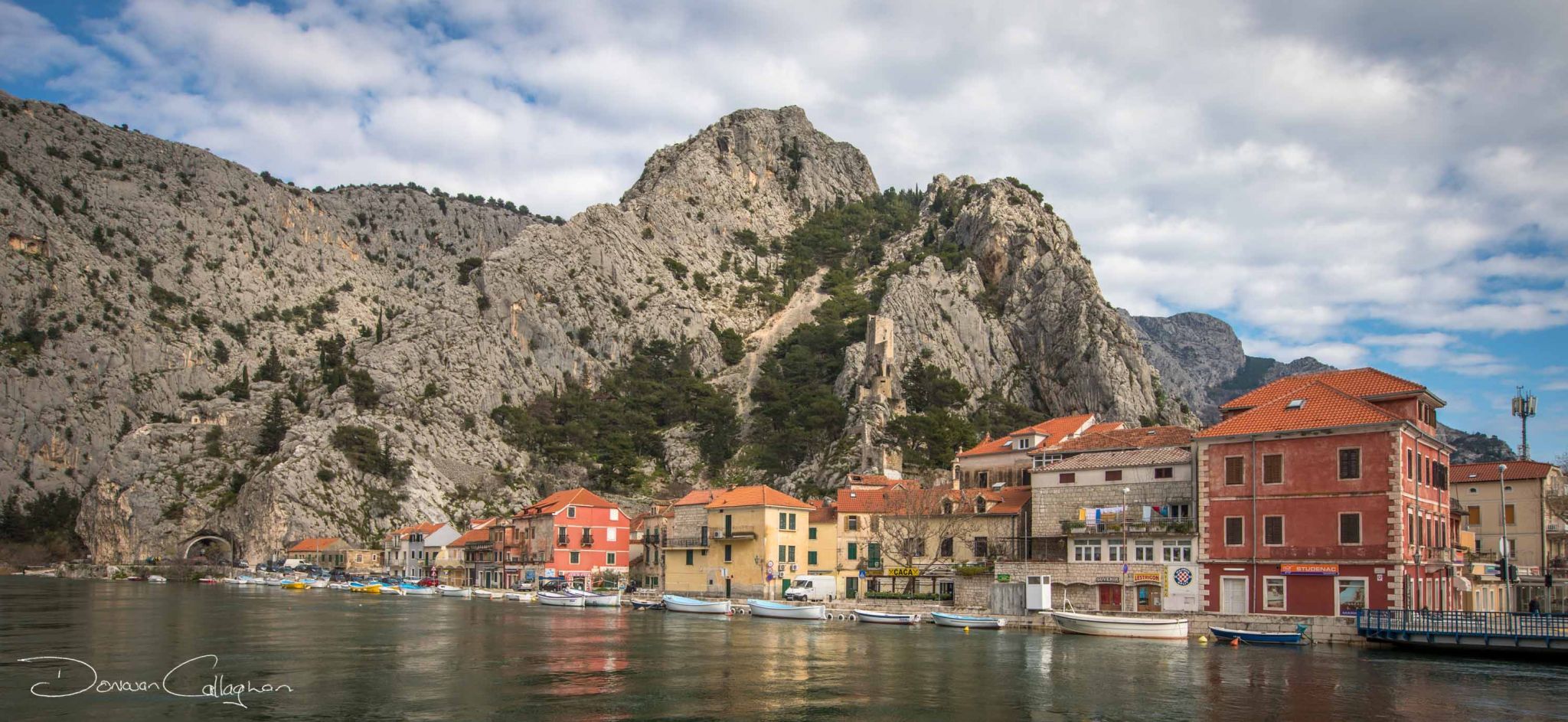 Omis water front Croatia, Croatia