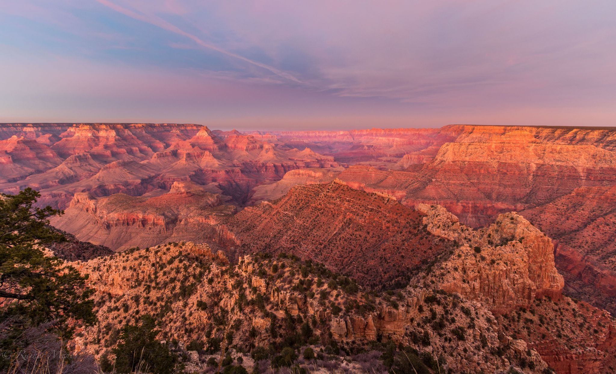 On Grandview Point trail, USA