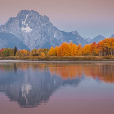 Oxbow Bend at Sunrise, USA