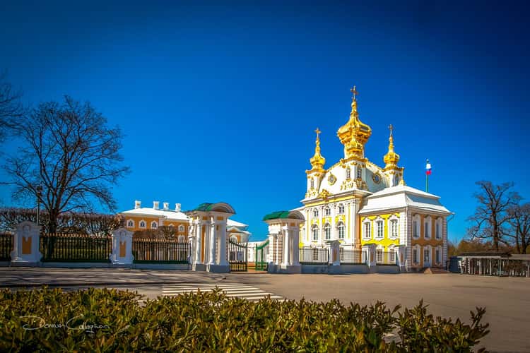 Palace Church Palace of Peterhof, St Petersburg