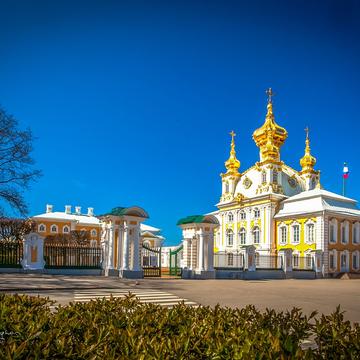 Palace Church Palace of Peterhof, St Petersburg, Russian Federation