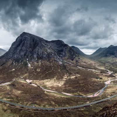 Panoramic View from Beinn a'Chrulaiste, United Kingdom