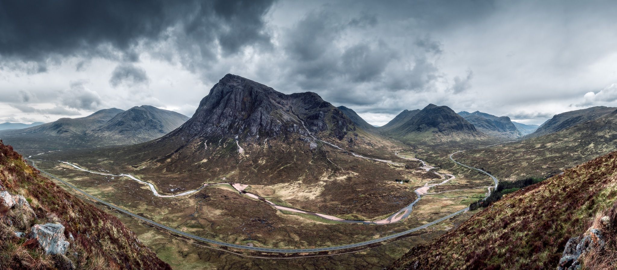 Panoramic View from Beinn a'Chrulaiste, United Kingdom