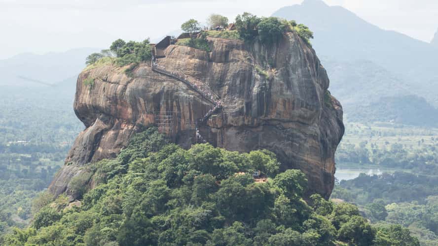 Sigiriya from Pidurangala Rock