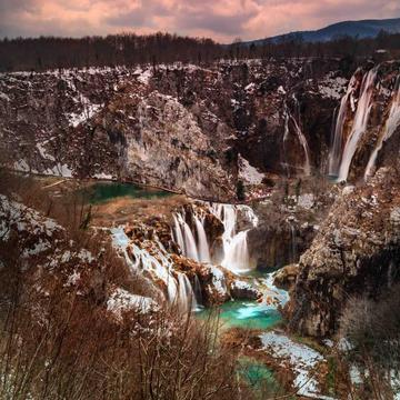 Plitvice Lakes from the top, Croatia