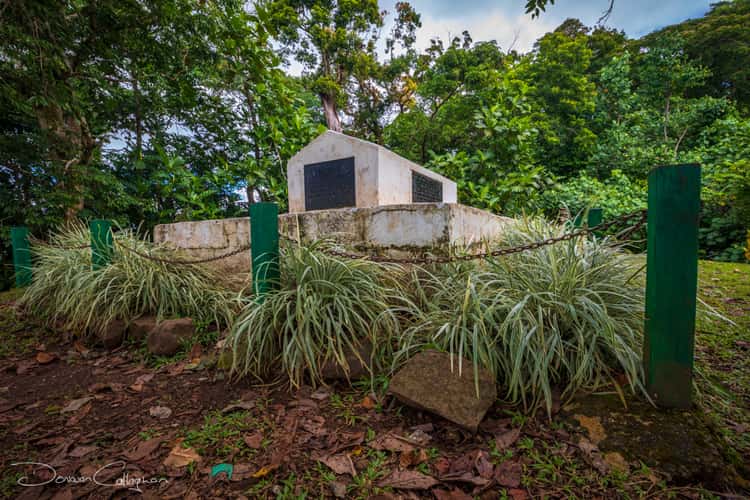 Robert Louis Stevenson burial site Mount Vaea Samoa