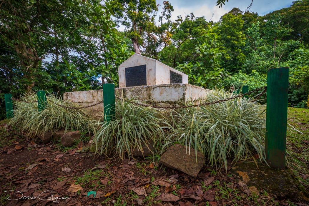 Robert Louis Stevenson burial site Mount Vaea Samoa, Samoa