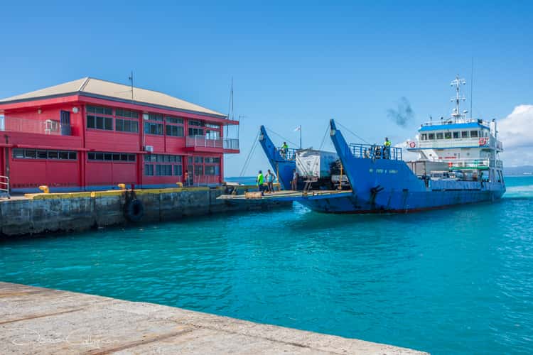 Salelologa Car Ferry from Savai'i to Upolu Samoa