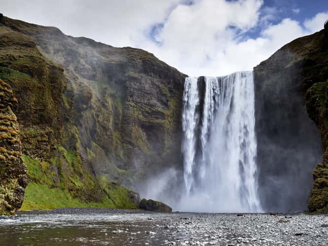 Skógafoss Waterfall