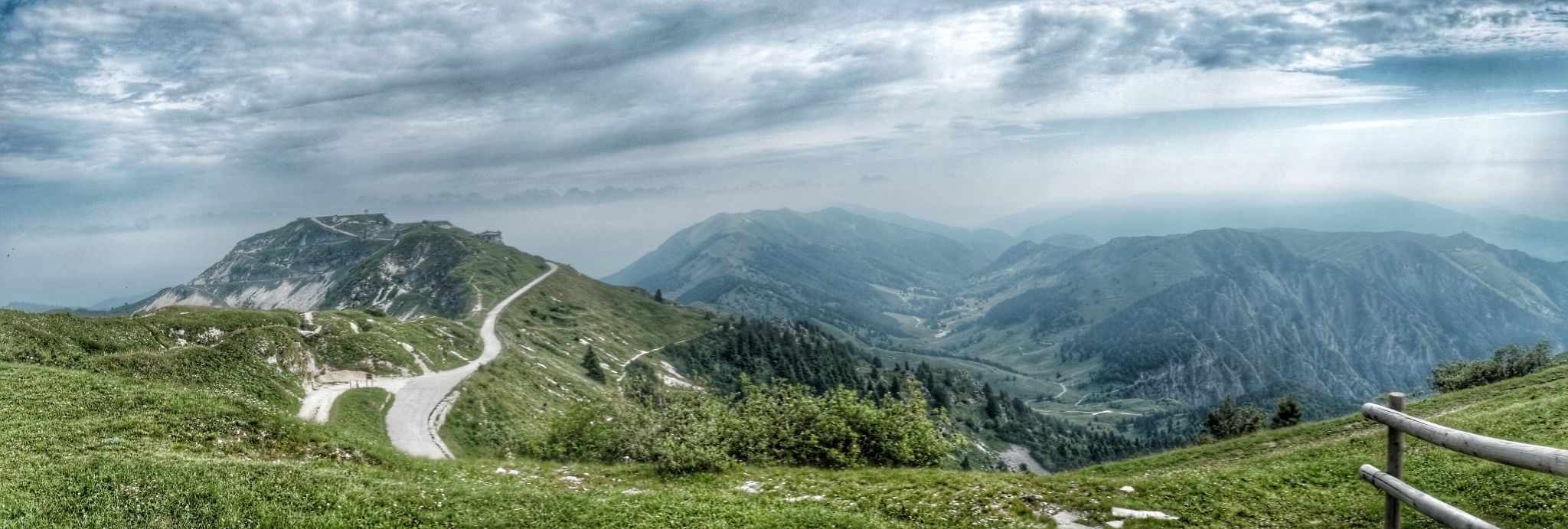 Skyline on Monte Grappa, Italy