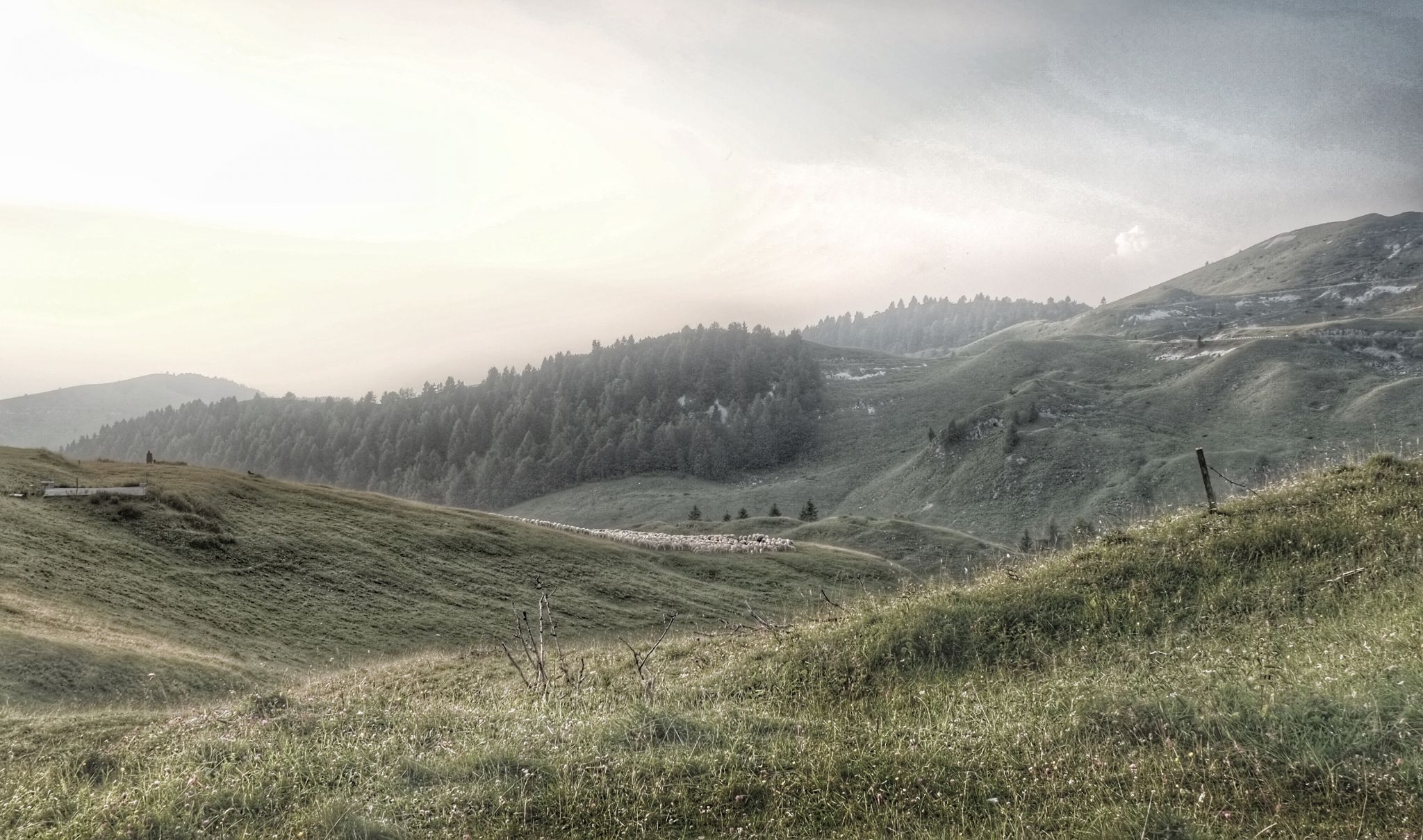 Skyline on Monte Grappa, Italy