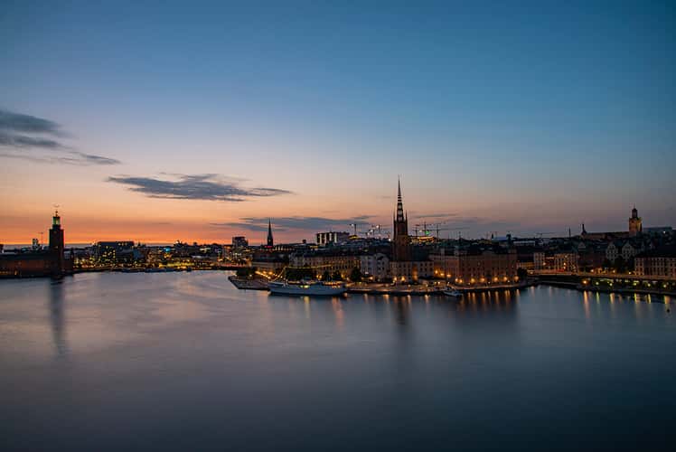 Old town from Mariaberget, Stockholm