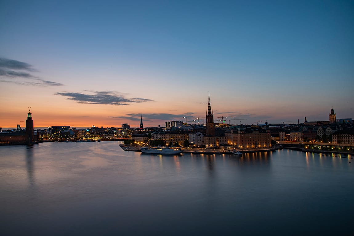 Old town from Mariaberget, Stockholm, Sweden