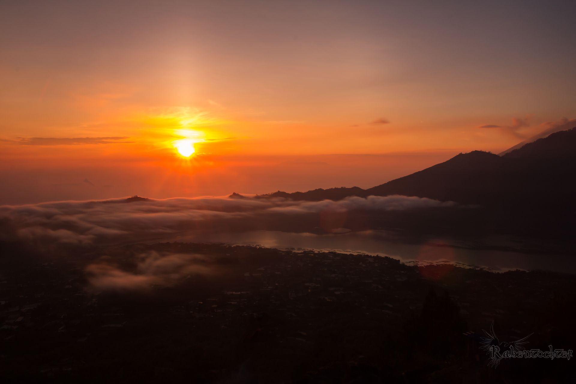 Sunrise at Mount Batur, Indonesia