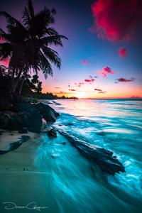 Sunset North Coast Savai'i Samoa