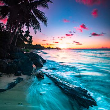 Sunset North Coast Savai'i Samoa, Samoa
