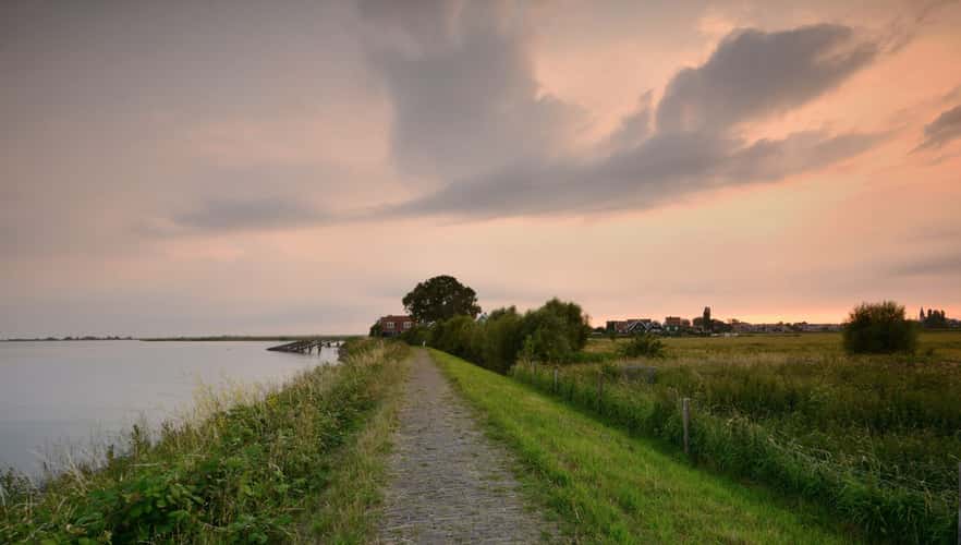 Sunset on Marken
