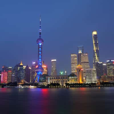 The Bund city skyline, China