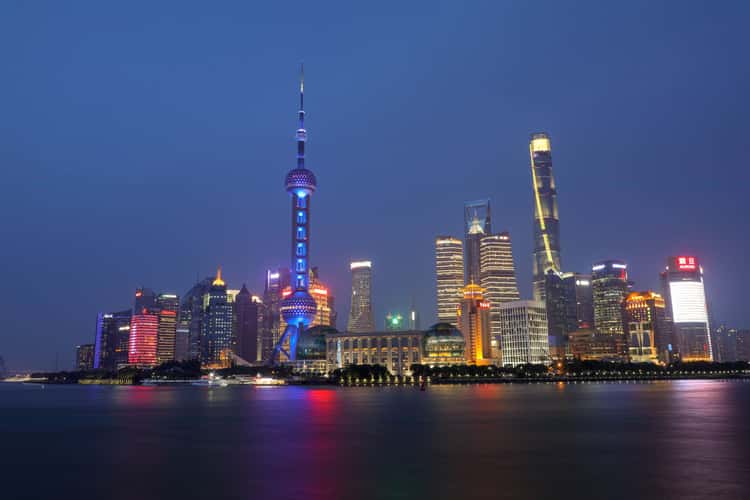 The Bund city skyline