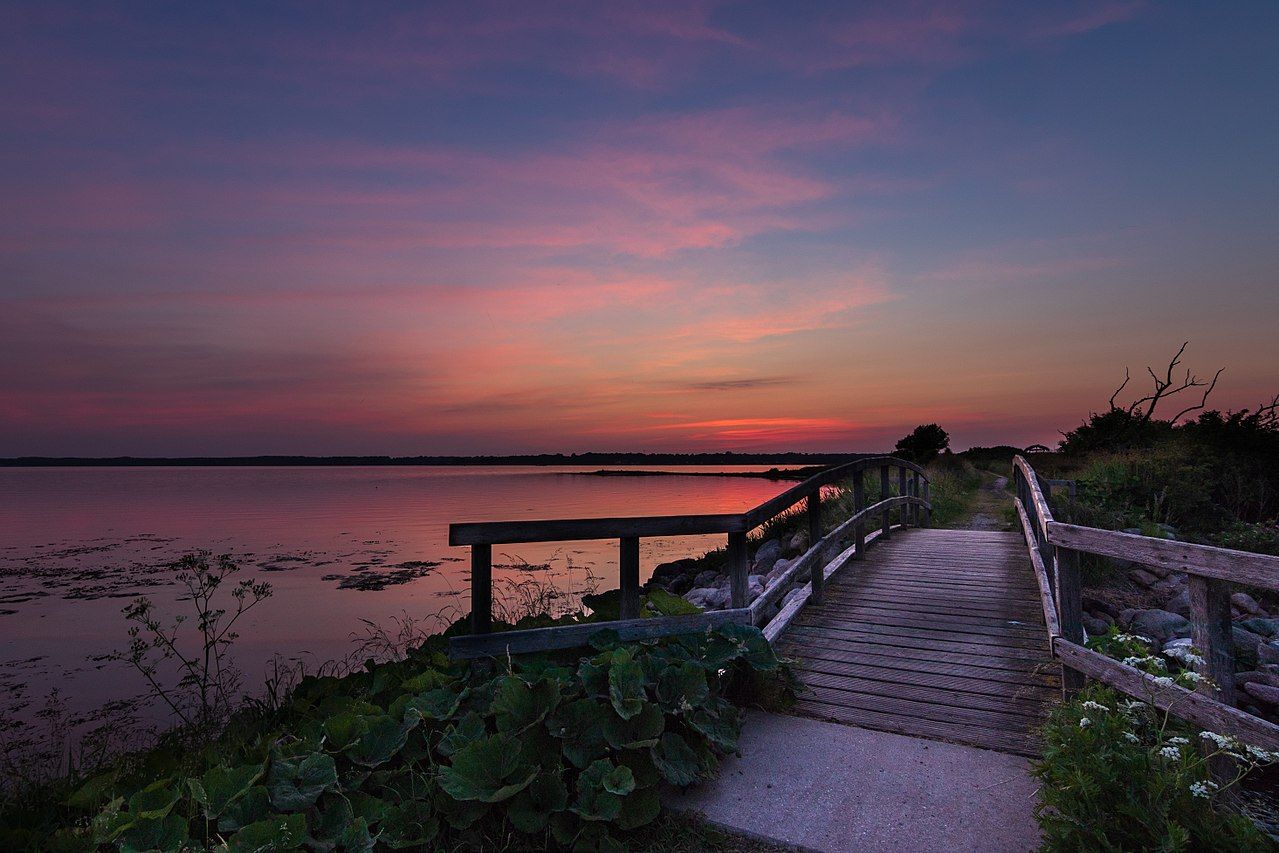 the sunset bridge, Germany