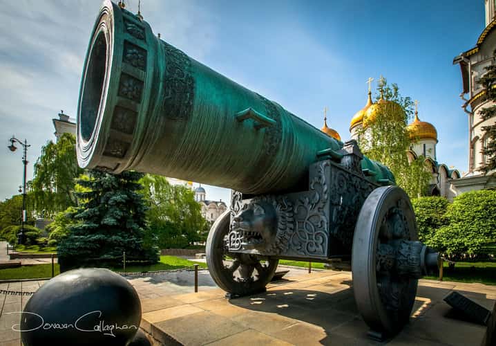 The Tsar Cannon Kremlin Moscow