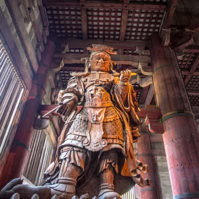 Todai-ji Temple Guardian Nara Japan, Japan