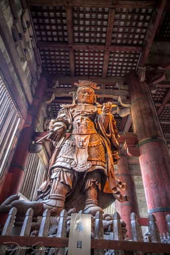 Todai-ji Temple Guardian Nara Japan
