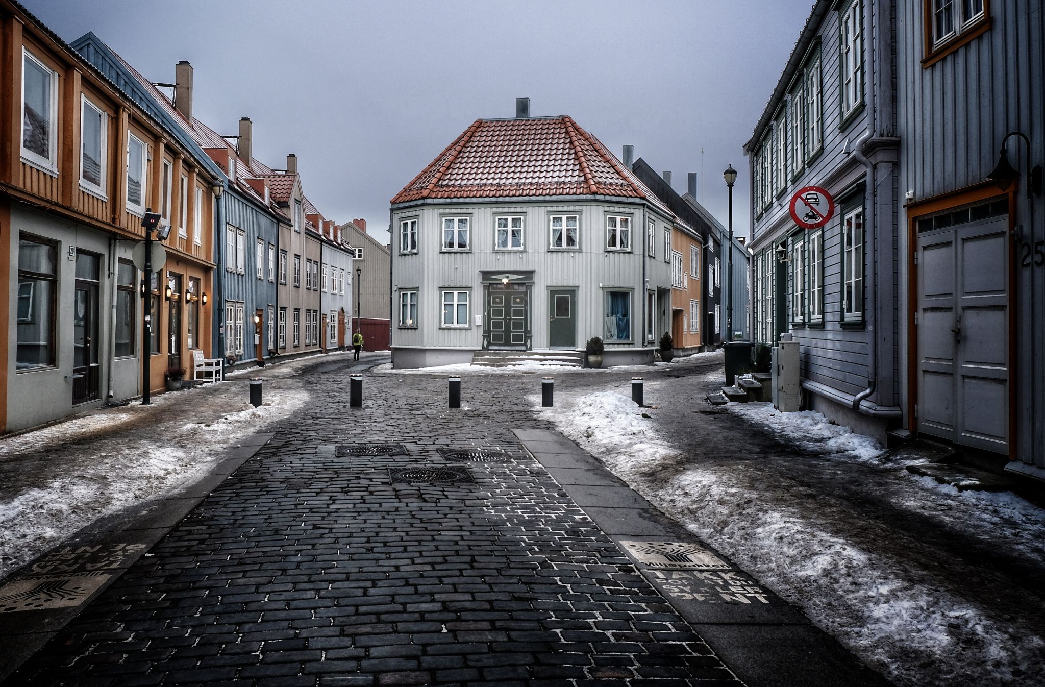 Trondheim, merchants  houses, Norway