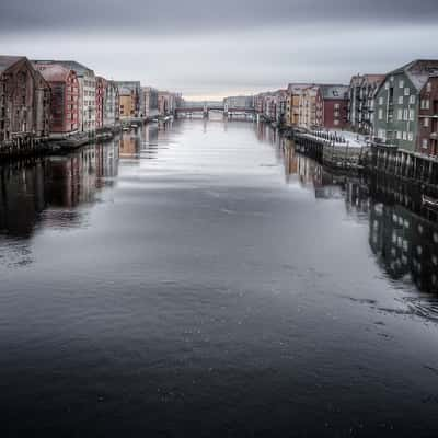 Trondheim, merchants  houses, Norway