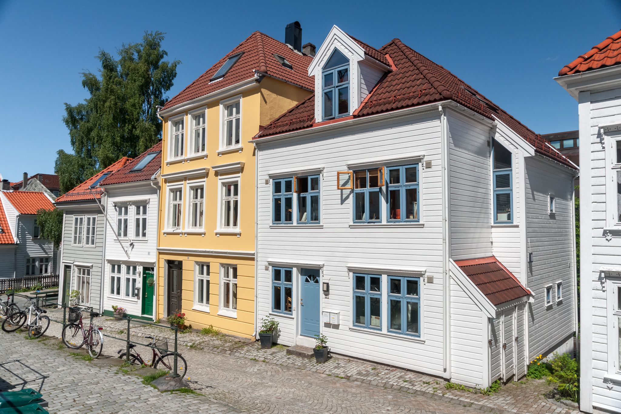 Typical Norwegian street, Norway