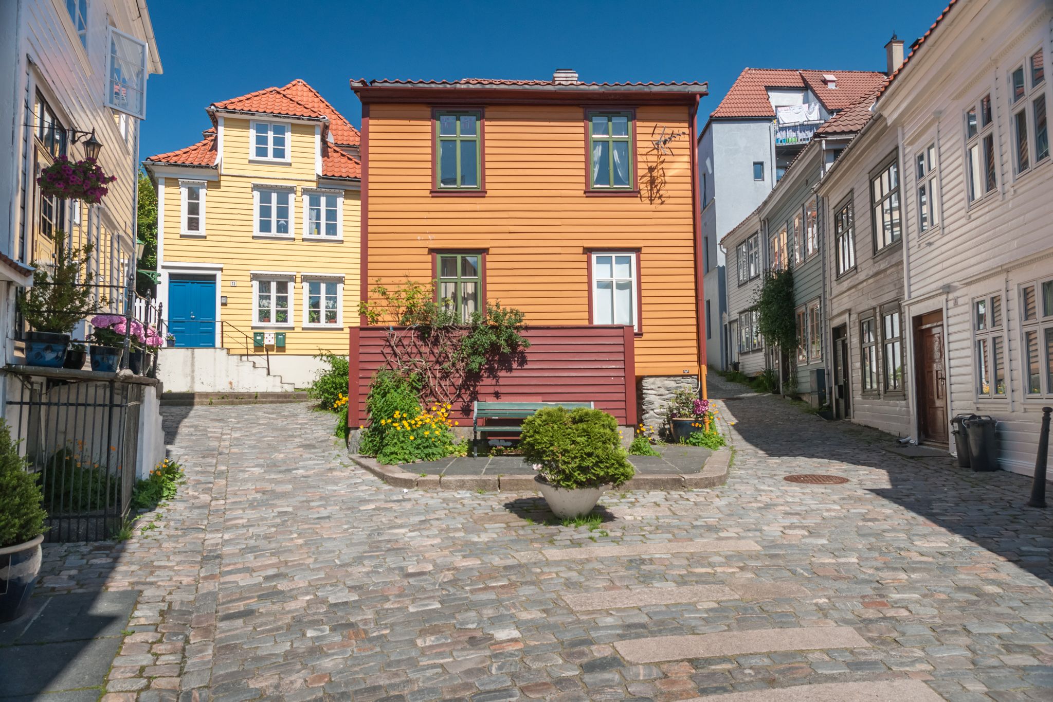Typical Norwegian street, Norway