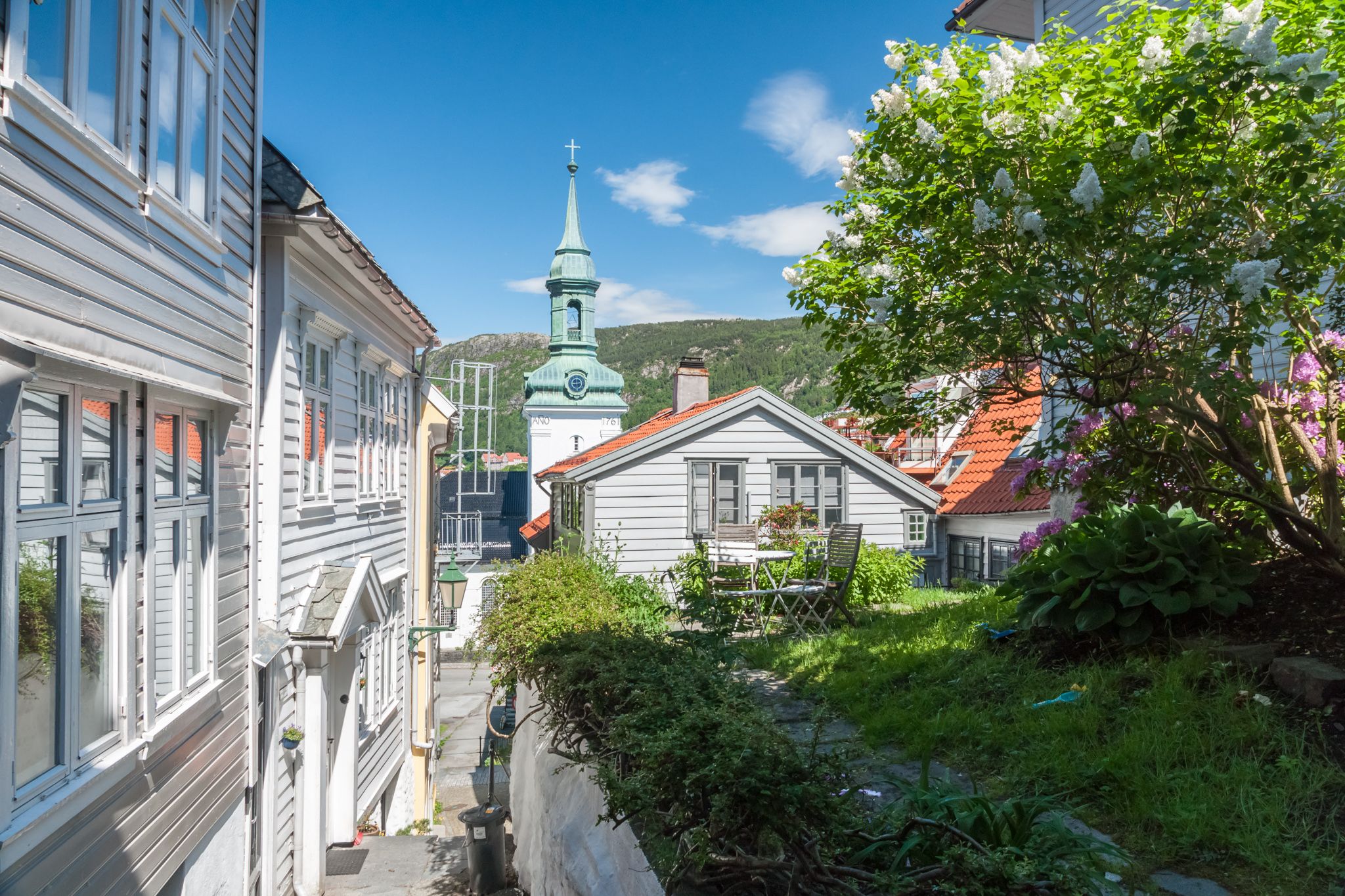 Typical Norwegian street, Norway