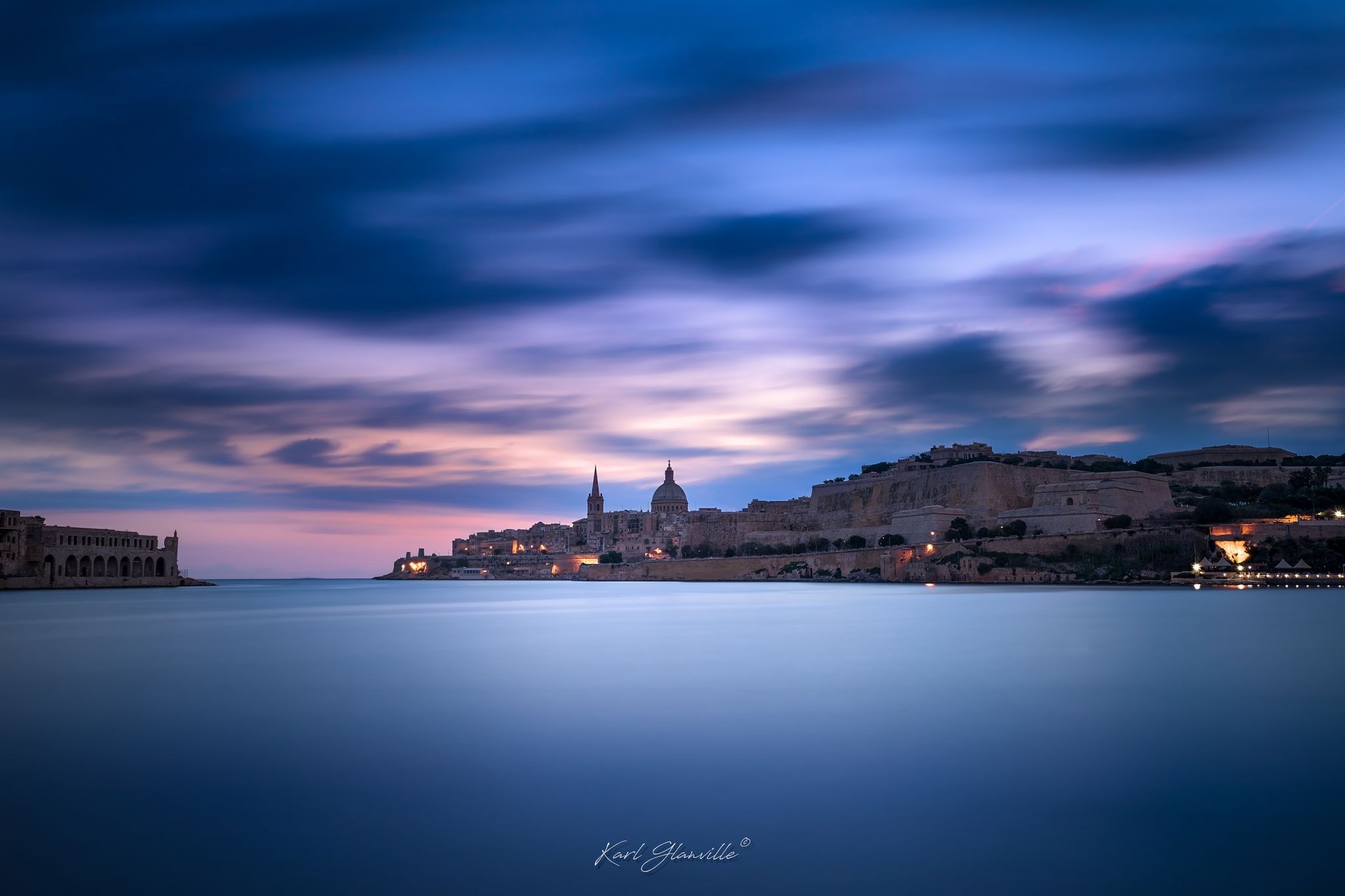 Valletta viewed from Ta' Xbiex, Malta
