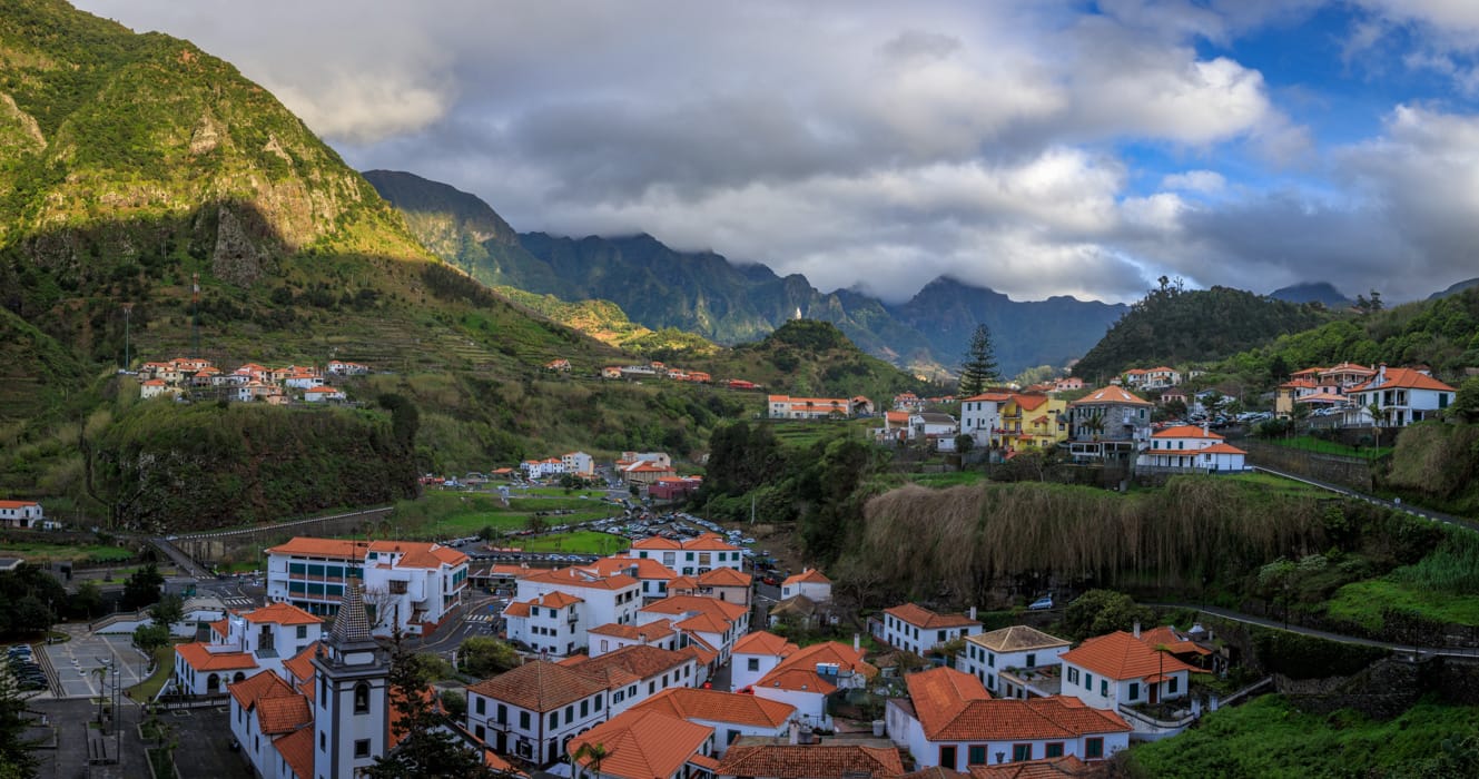 Village of Sao Vicente on the Island of Madeira, Portugal