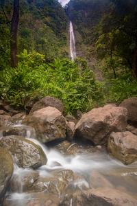 Waimoku Falls on the Pipiwai Trail Hana Maui Hawaii