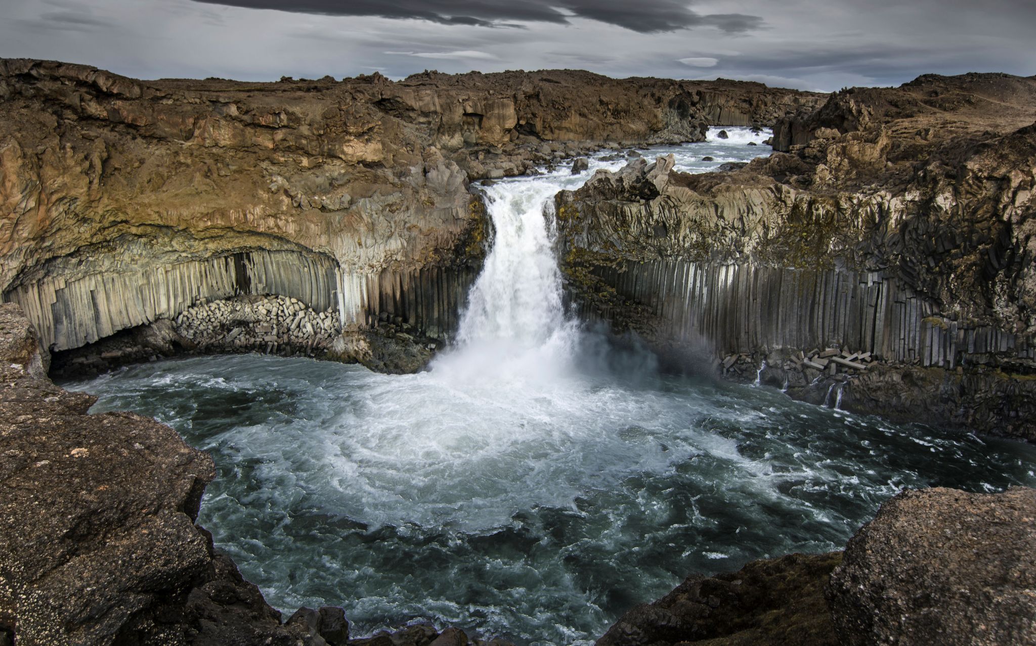 Aldeyjarfoss Waterfall, Iceland