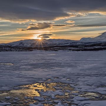 Artic sunrise, Sweden
