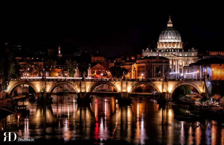 Basilica di San Pietro from Ponte Umberto I