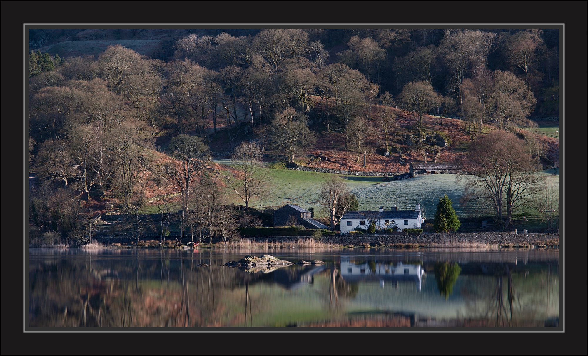 Boathouse on Rydal Water, Lake District National Park, United Kingdom
