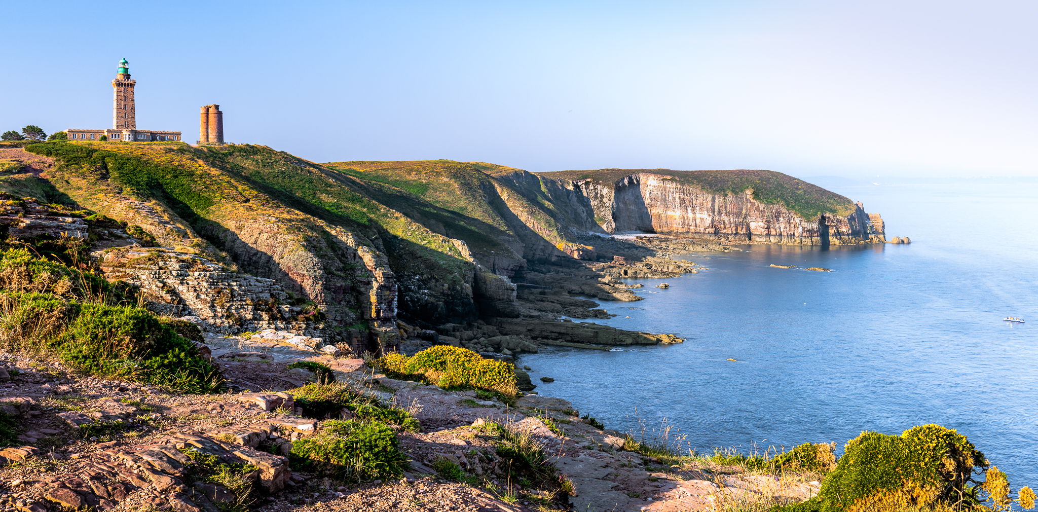 Cap Fréhel with its two lighthouses, France