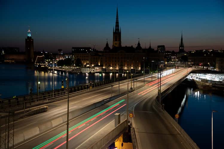 Centralbron overlooking Riddarlhomen, Stockholm
