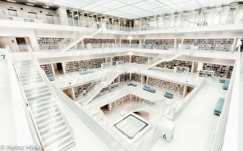 Inside City Library, Stuttgart