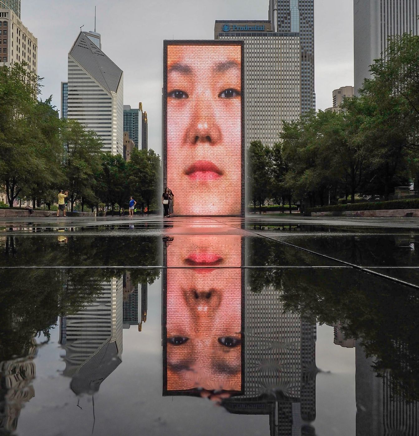 Crown Fountain, Chicago, USA