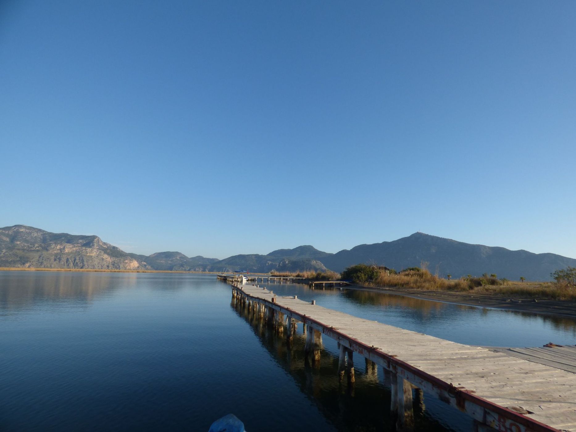 Dalyan river, by Ituzu Beach, Turkey (Türkiye)
