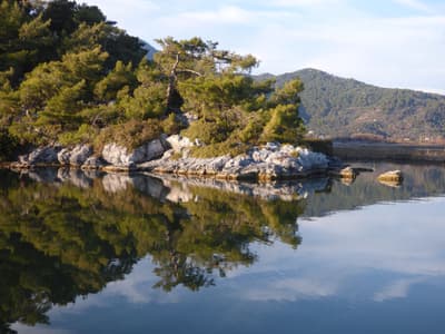 Dalyan river, by Ituzu Beach