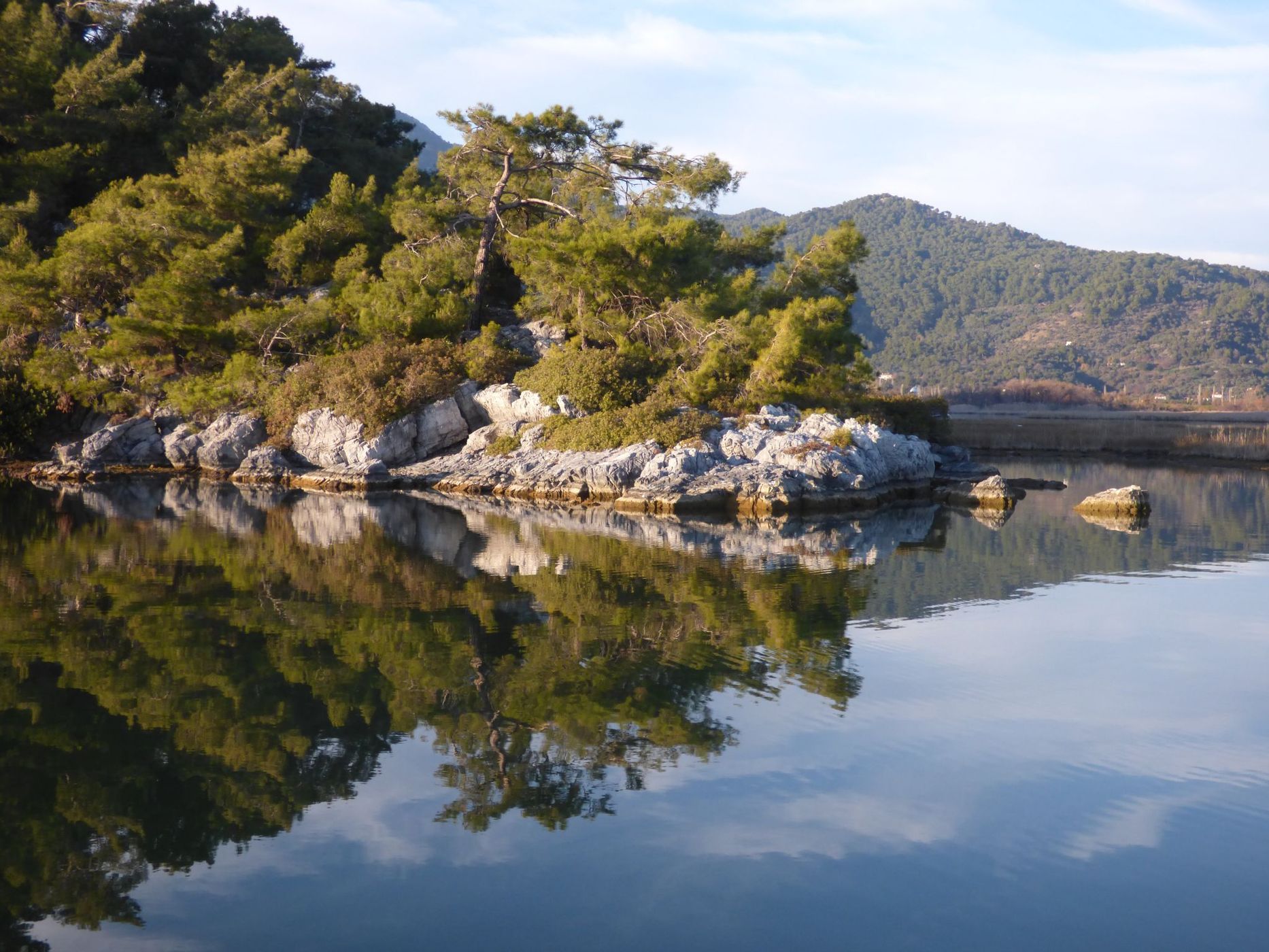 Dalyan river, by Ituzu Beach, Turkey (Türkiye)